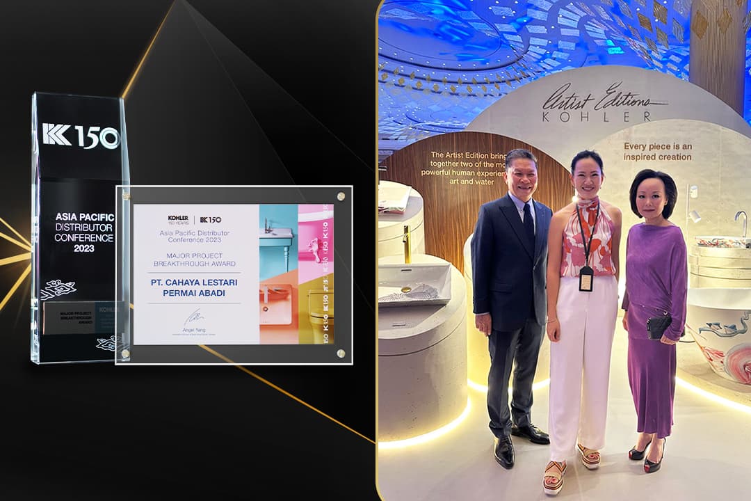 Valentino Gress Wins Major Project Breakthrough Award at the Asia Pacific Distributor Conference 2023 During Kohler’s 150-Year Celebration