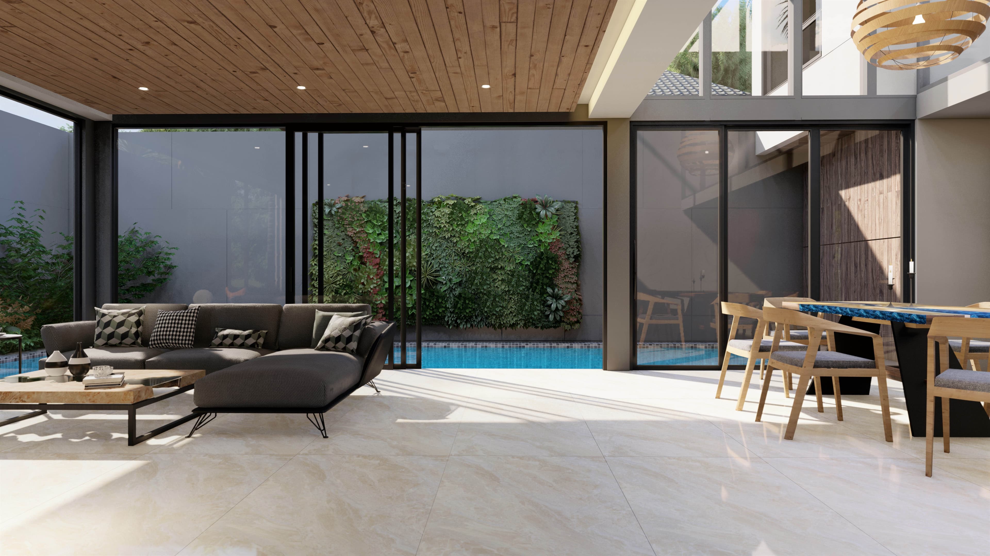 Cappucino Beige installed application 2